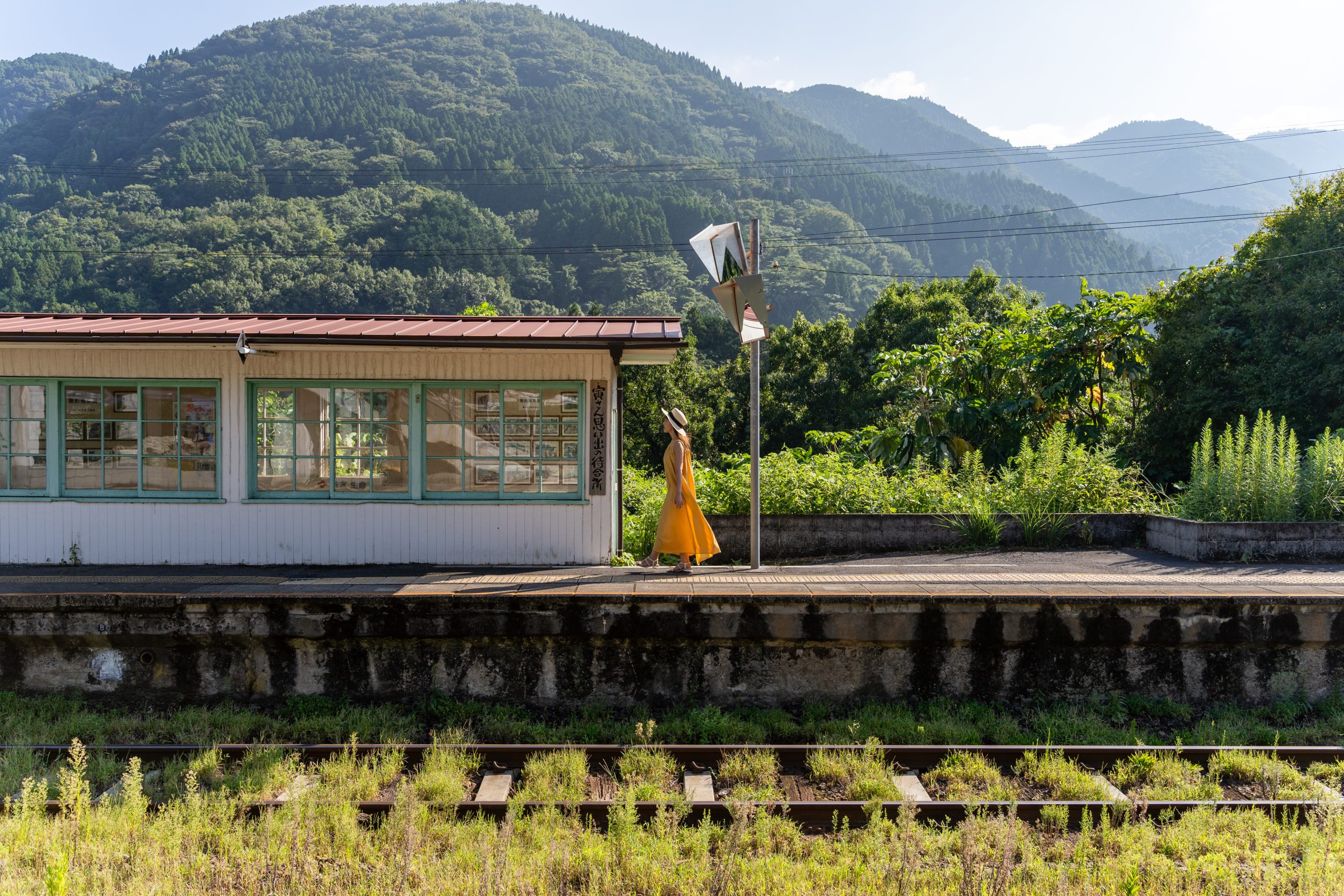 湯平駅 寅さん思い出の待合所