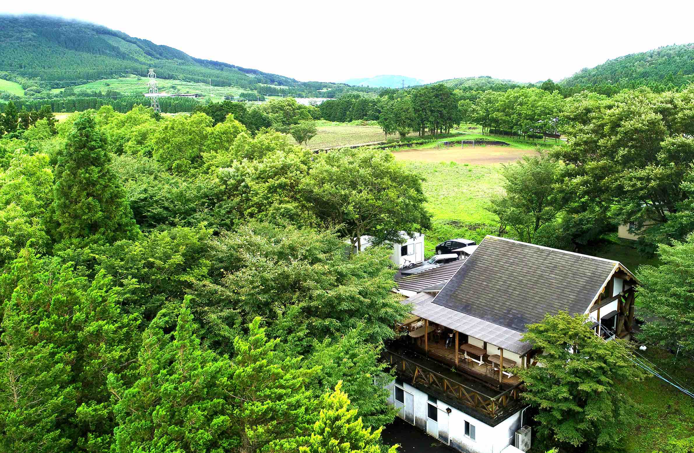 塚原高原みるく村全景