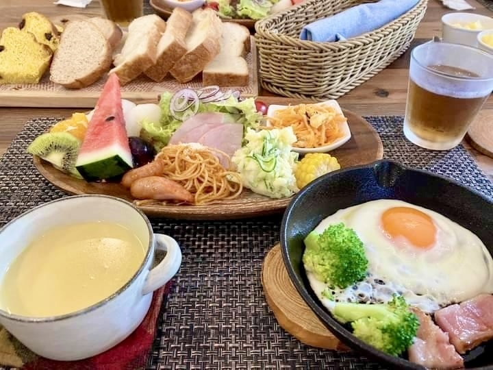 貸別荘塚原ラルゴ朝食のご案内