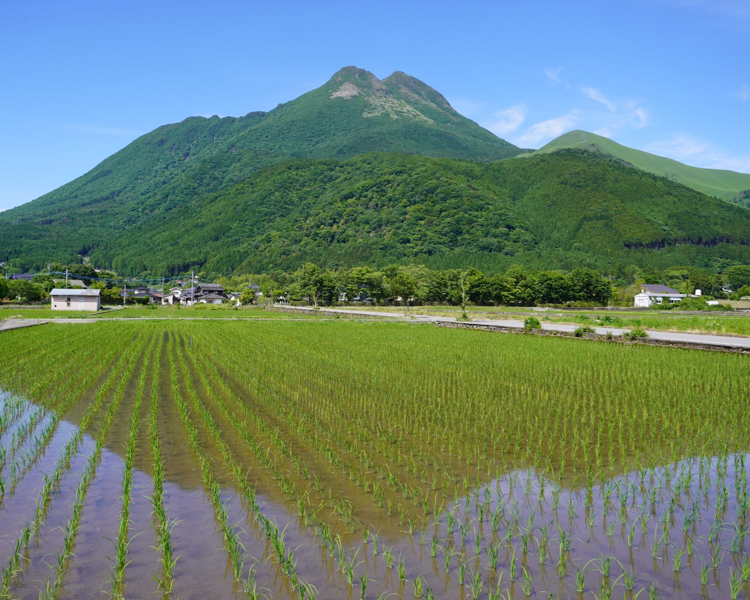 由布岳の見えるまち。由布市